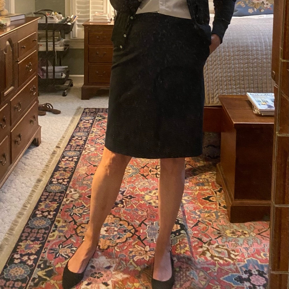 Talbots Midnight Blue Skirt